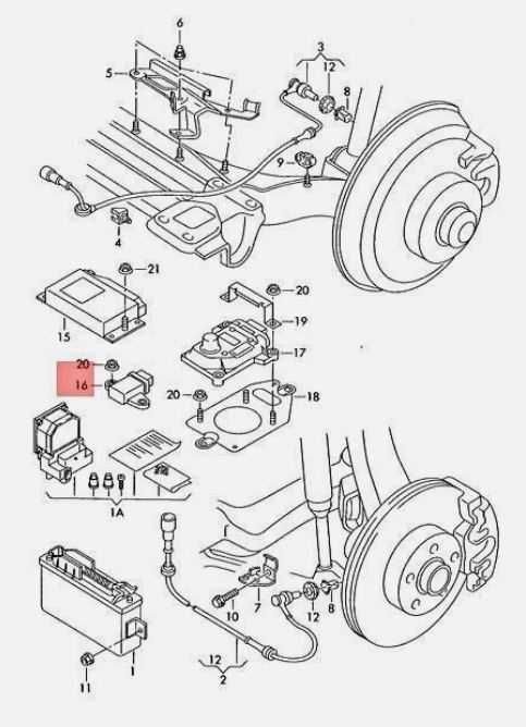 Датчик/сензор за надлъжно/напречно ускорение за Audi/VW, ОЕМ 4D0907651