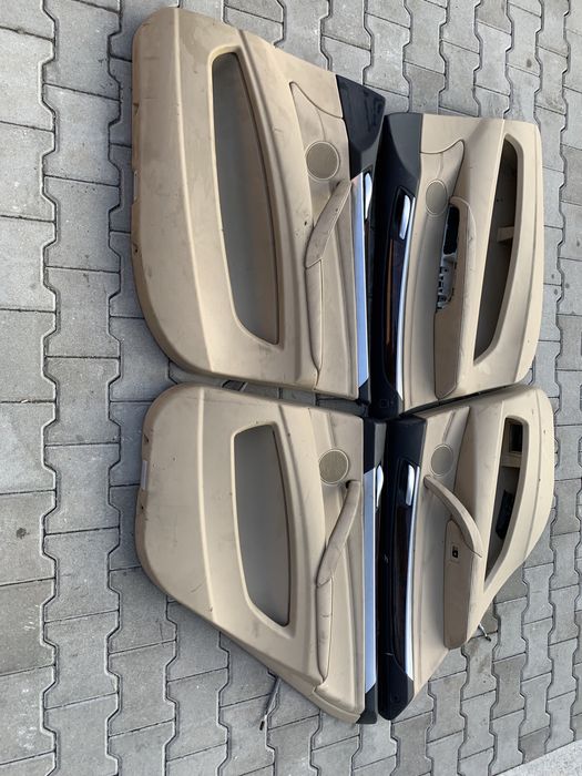 Кожен салон за BMW X 5/ e70 / електрически бежов цвят перфектен