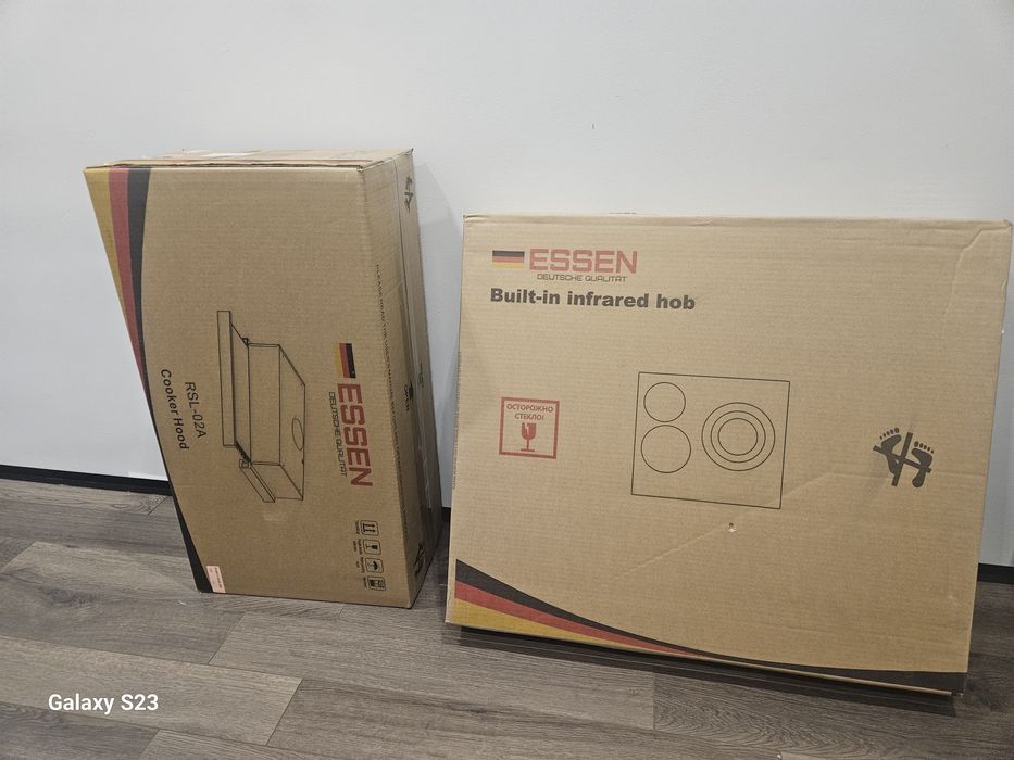 Продам электрическая плита вытяжка новая