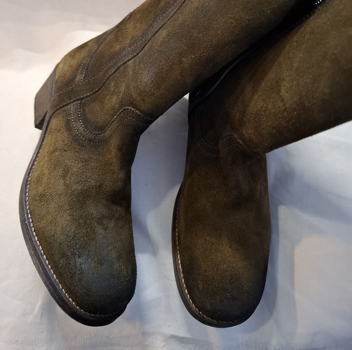 Cizme piele intoarsa