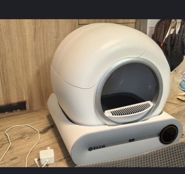 Litiera Automata Smart (Pisici) SHAW V1_Autocuratare_WIfi_65L SPATIU