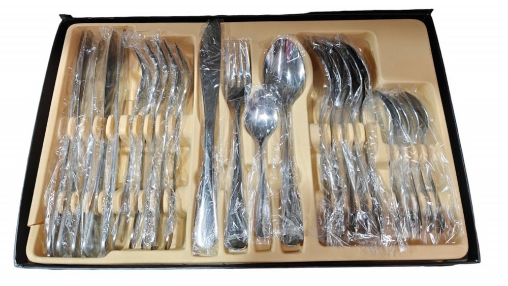 Комплект прибори за хранене в португалски стил от 24 части