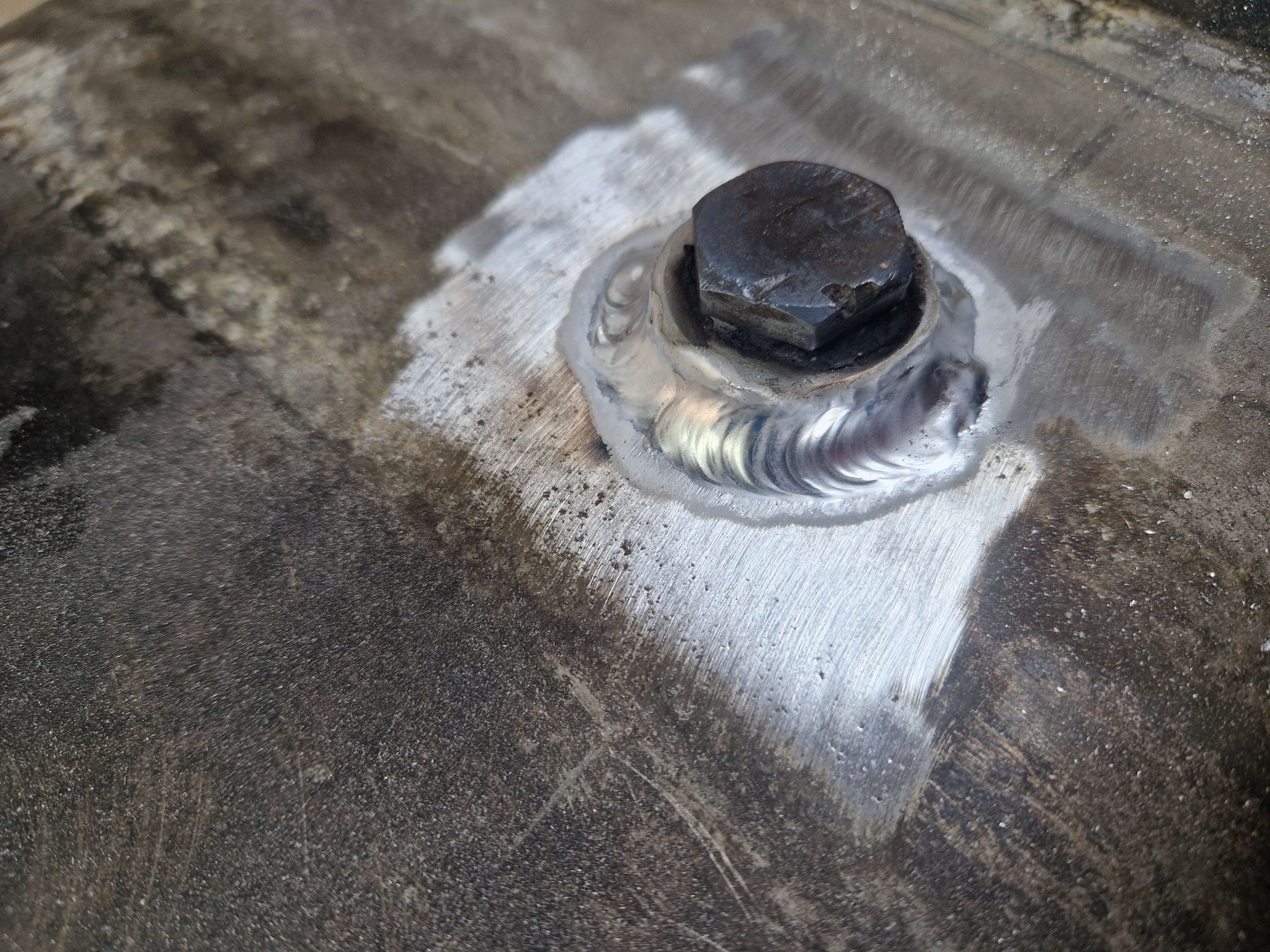 Sudura aluminiu inox fonta