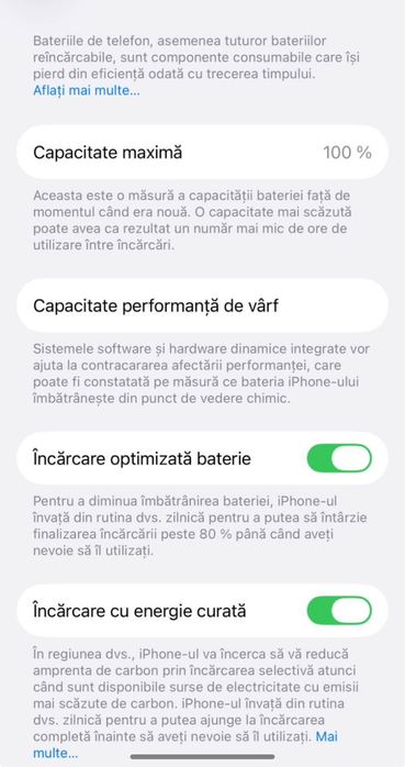 iPhone 14 PRO 128GB Baterie100% Full Box ca NOU!