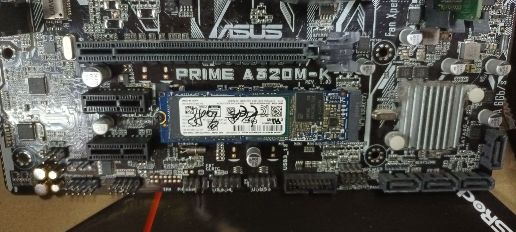 Kit Asus Prime A320M--K+AMD Ryzen 3 2200G+8gb +Ssd 240gb+Cooler