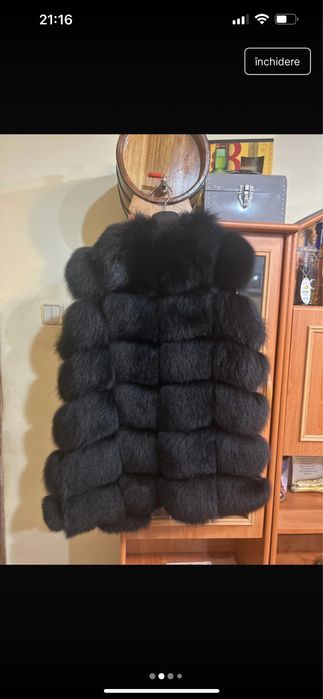 Vesta blana natutala aproape noua