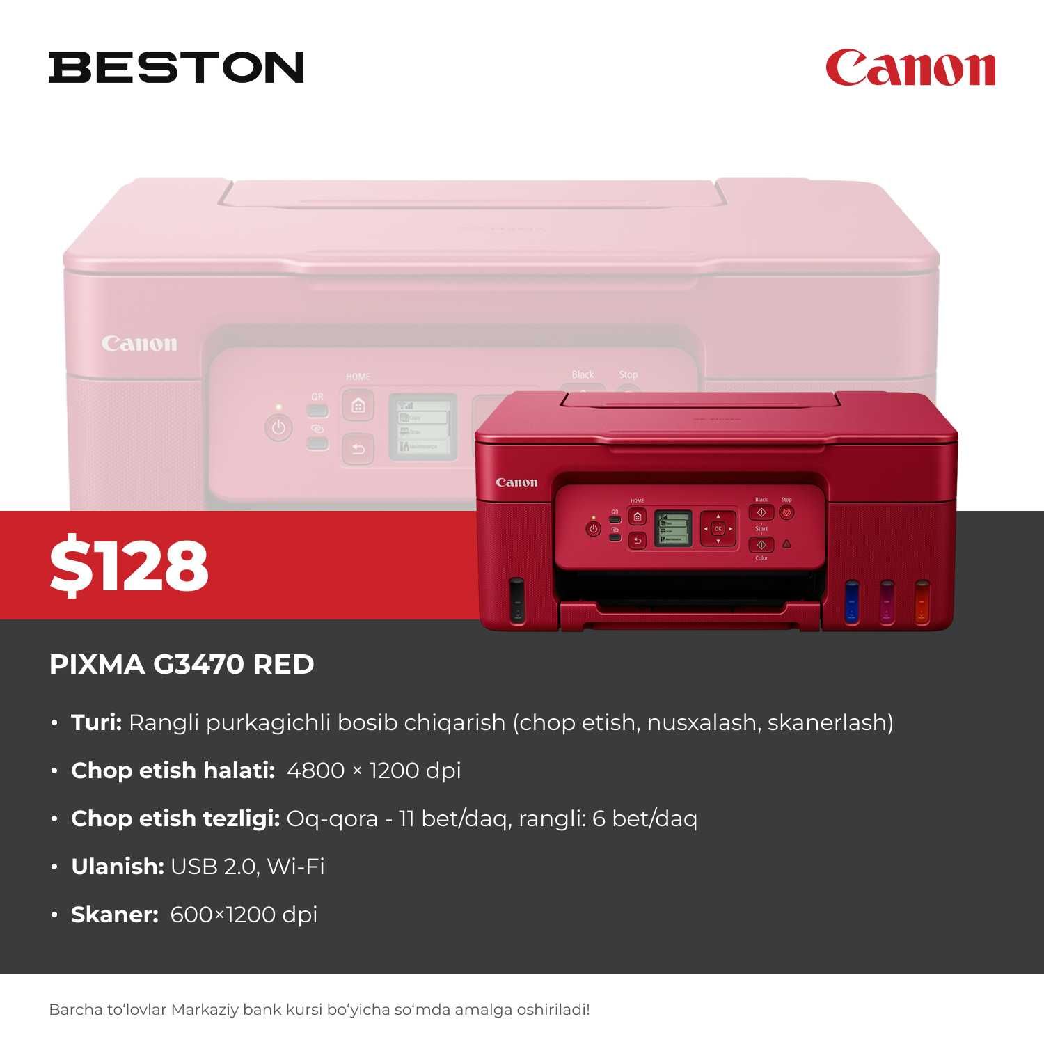 Printer Canon PIXMA G3470
