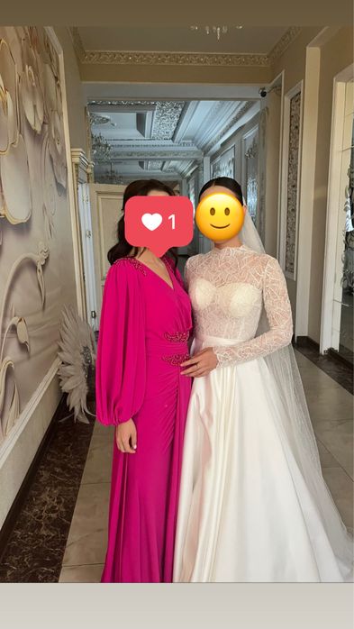 Свадебное платье на прокат всего за 60 тыс либо продам за 90 тыс