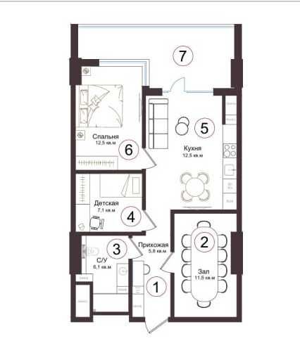 70 квадрат сотилади Vegas Tower Яккасарой кадастр бор