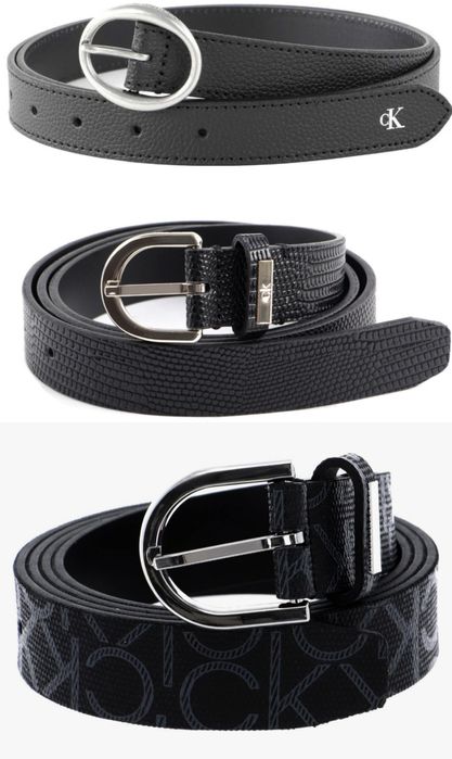 Оригинални, дамски колани на Calvin Klein!100% естествена кожа