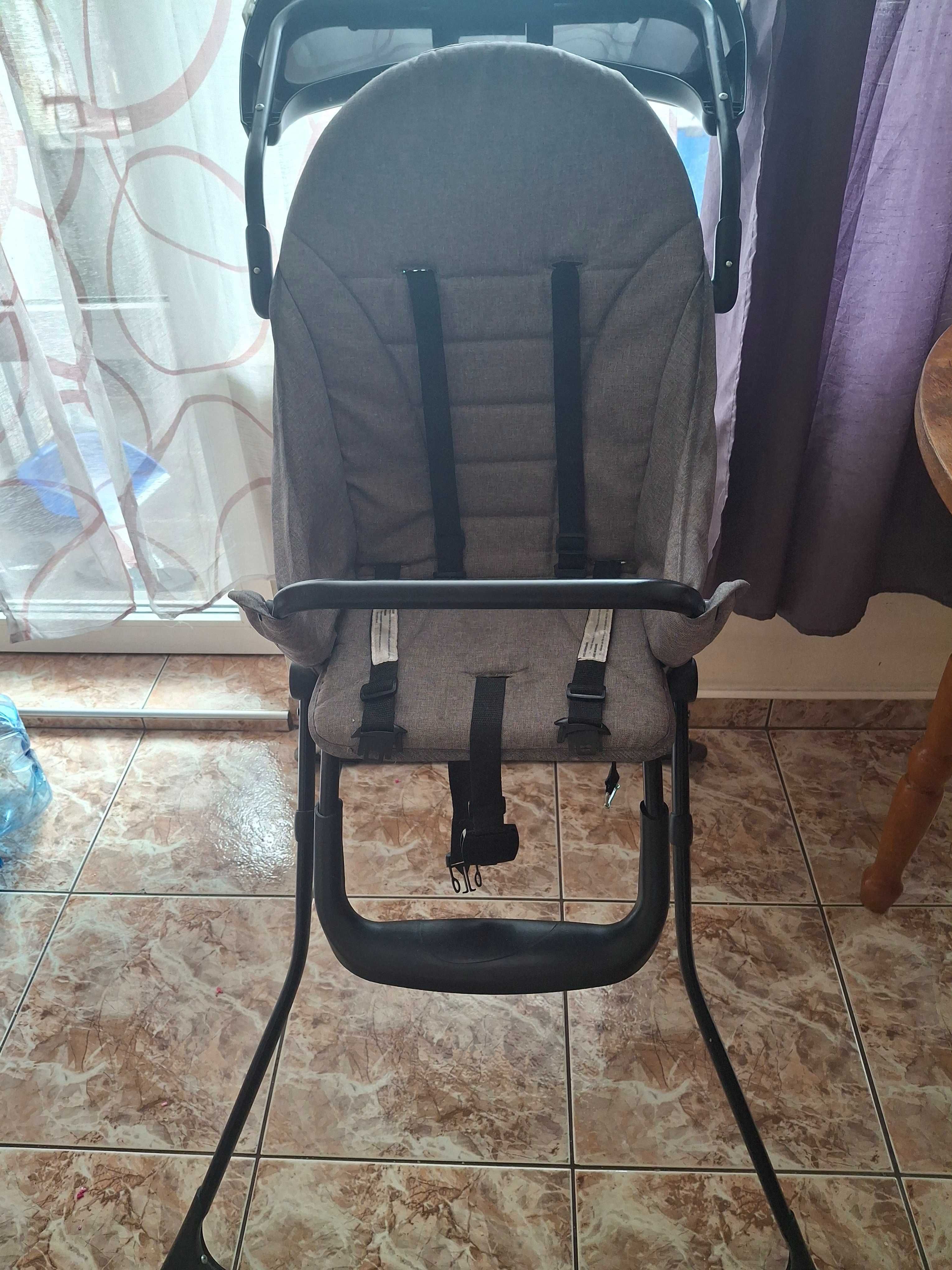 Детска проходилка Leon rocker function + столче за хранене