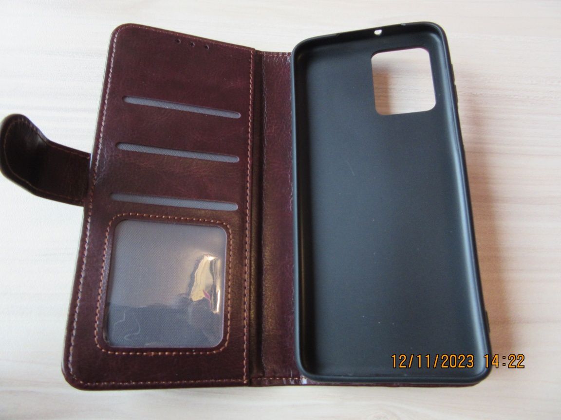 Motorola Moto G85 G35 G54 G34 / Кожен калъф тип тефтер