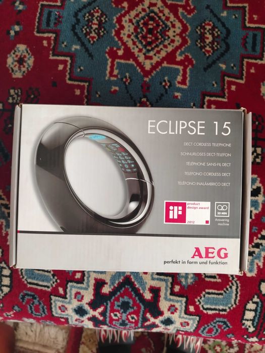 Telefon fix AEG Eclipse 15 Negru – Design premiat, stare excelentă