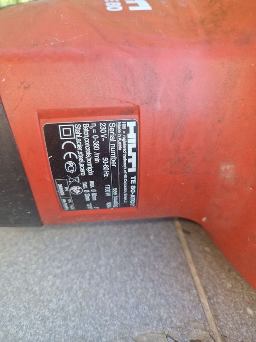 Rotopercutor hilti te 80 atc avr
