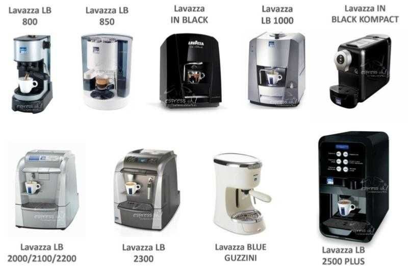 Espressoare Lavazza LB  1000, 2000, 2300, 2600