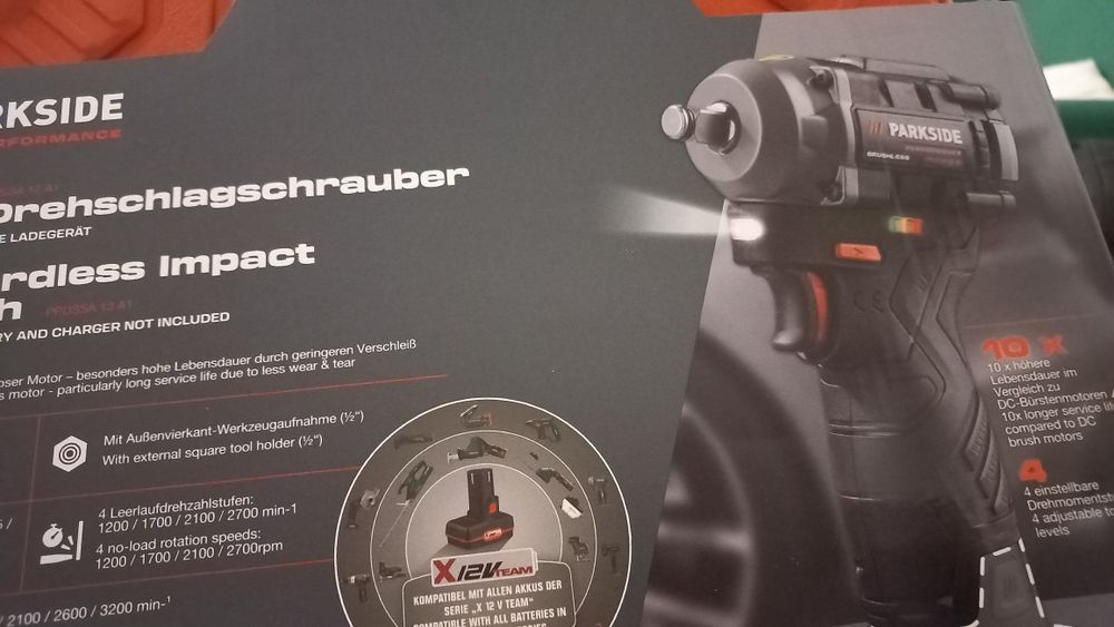 Incarcator 6A + acumulator parkside 12v performance  polizor unghiular