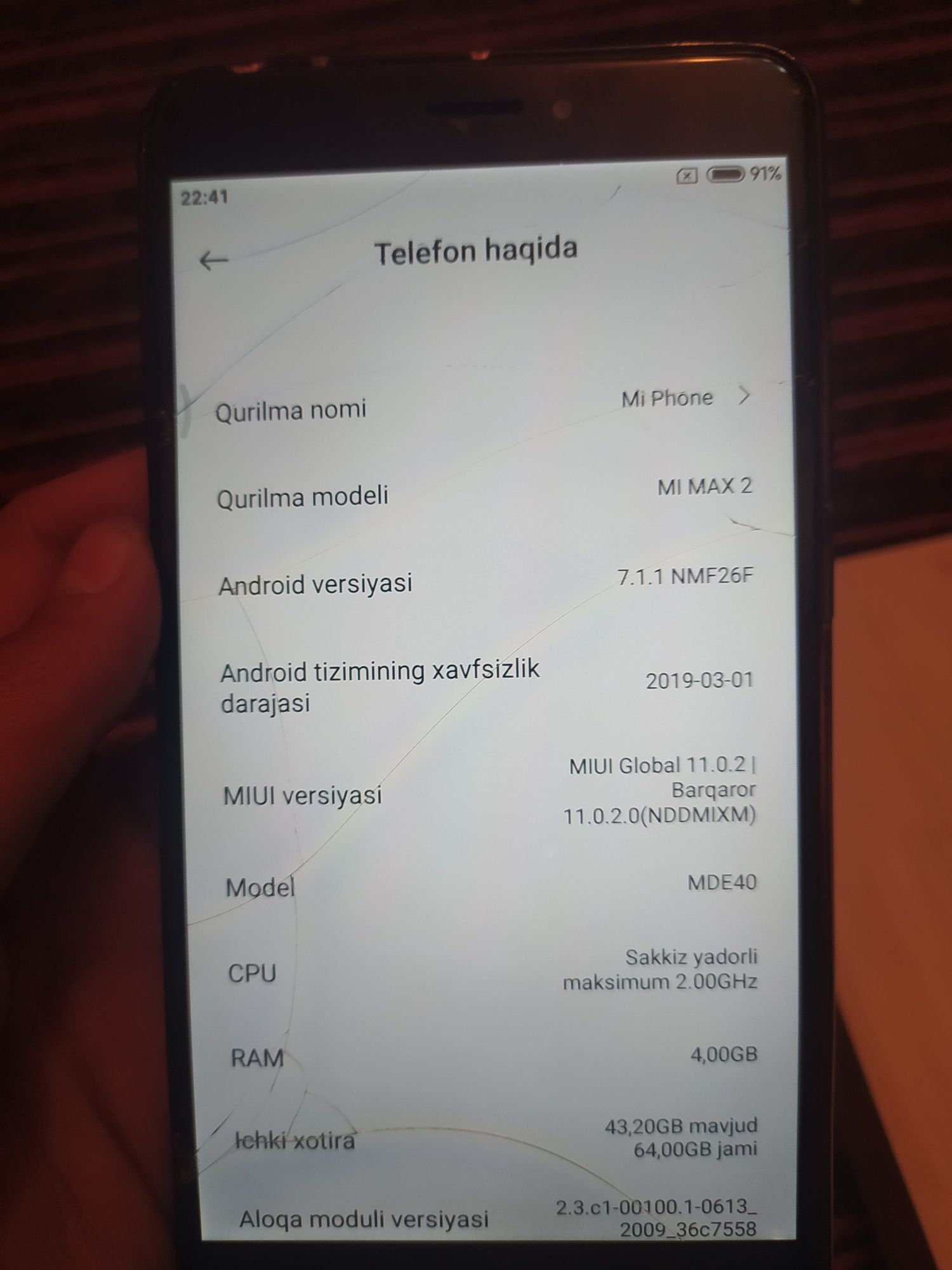 Redmi mi max ideal