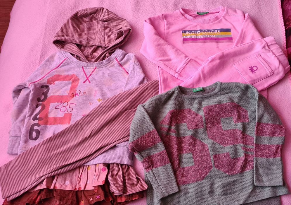 Всички дрешки за 200лв. Дрешки за момиченце next,beneton,n&m,George