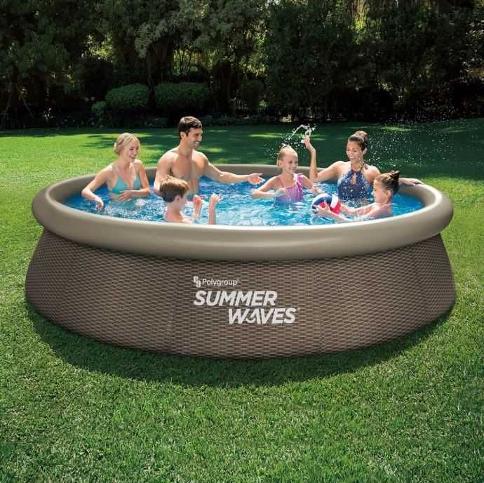 Piscina curte Summer Waves 3mc COMPLET UTILATA + jucarii