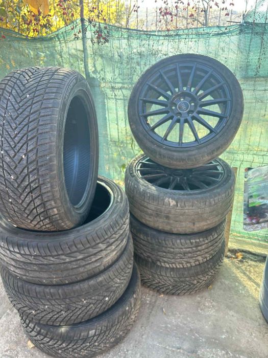 Set 4 Roti+ 4 Cauciucuri iarnă 245/45 ZR18