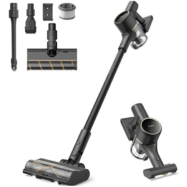 Беспроводной пылесос Dreame R10 Pro Cordless Stick Vacuum Black-Gold