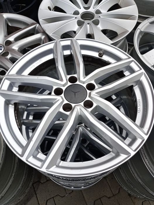 4 jante5x112R18Mercedes în douab latimi fata 7,5j et44 spate 8,5j et56