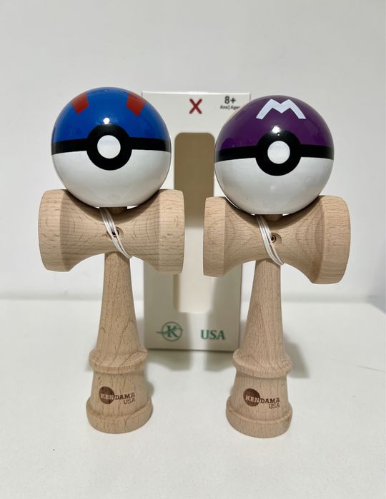 Kendama USA x Pokemon - Bilă Pokeball Lucioasă