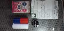 Vand set de poker heads up Bicycle si Card protector Pokerstars