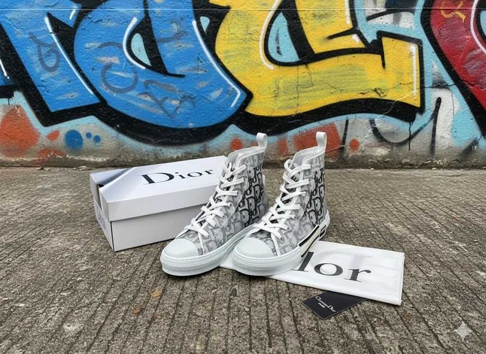 Adidasi DIOR B 23 High - Tenesi Unisex Full Box