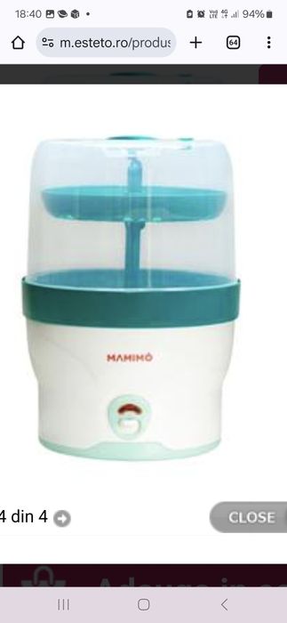 Sterilizator bibetoane Mamimo