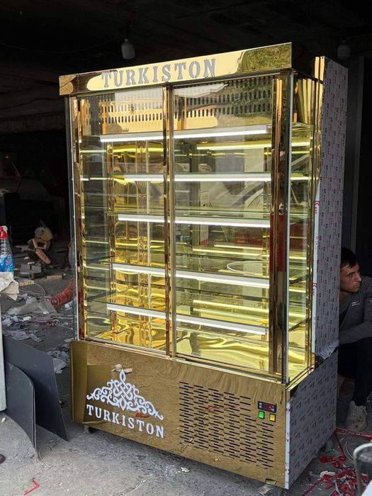 Tort va shashlik uchun xoxlagan turdagi vetrinalar