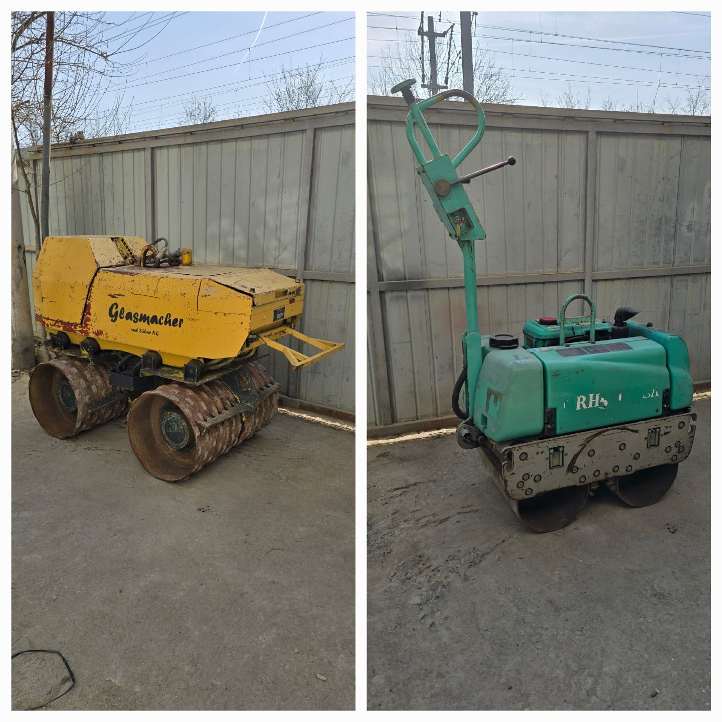Cilindru compactor Ammann și Mikasa  motor diesel Hatz și Yanmar