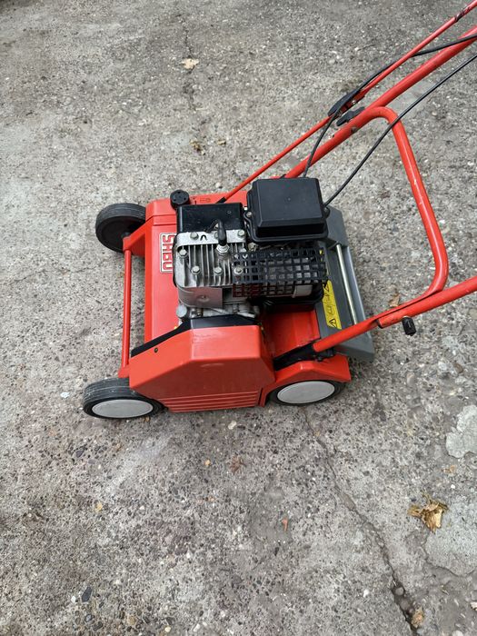 Scarificator gazon benzina si cositoare SABO profesionala