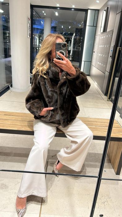 Женски кожени палта