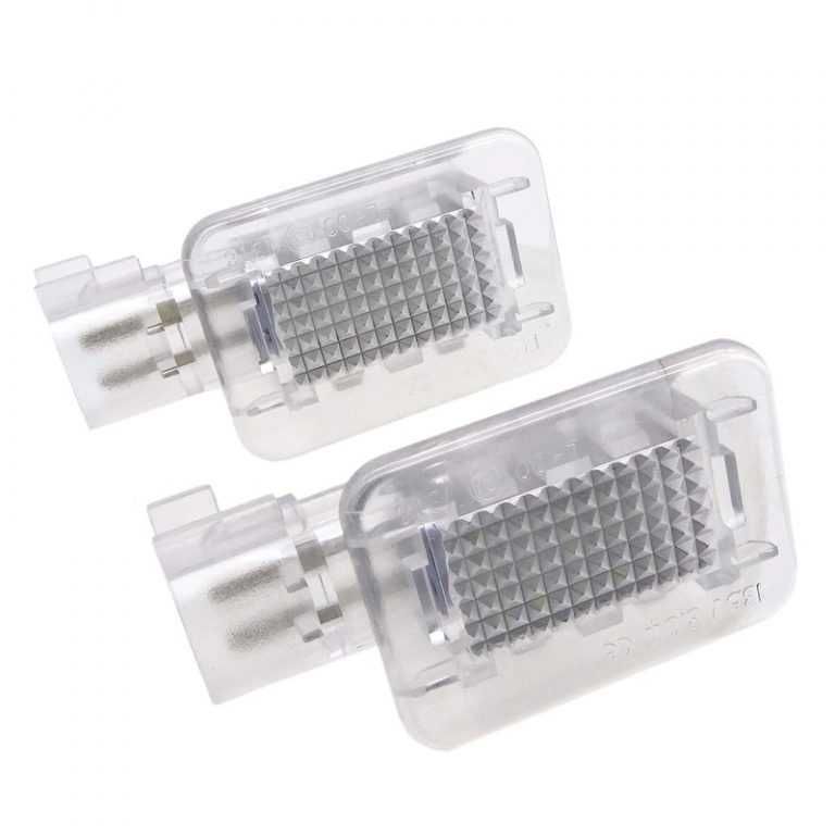 Set 2 Lampi LED Albe Portiere Usi Lumină picioare dedicate Volvo XC90