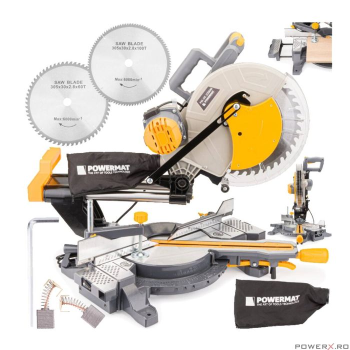 Fierastrau stationar banc, circular pentru debitarea lemnului, 2200 W,