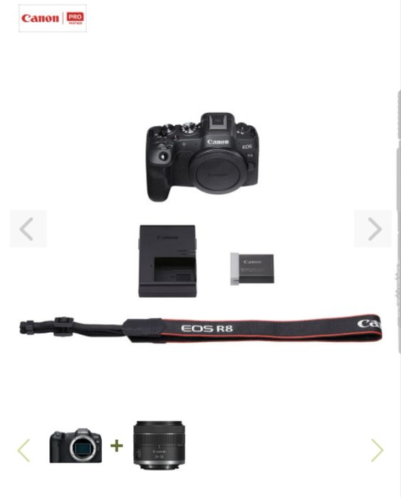 Canon EOS R8 фотоапарат с обектив