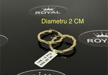 Bijuteria ROYAL : Cercei AUR 14K / 2.61 GR
