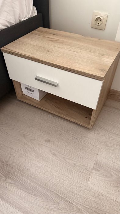 Комплект: Гардероб, 2 бр. нощни шкафчета, комода за обувки и антре