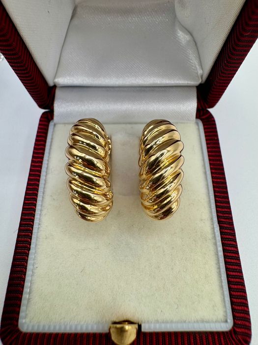 Обеци Cartier златни