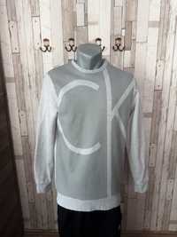 Pulover bluza sweater sweatshirt casual gri Calvin Klein  bumbac