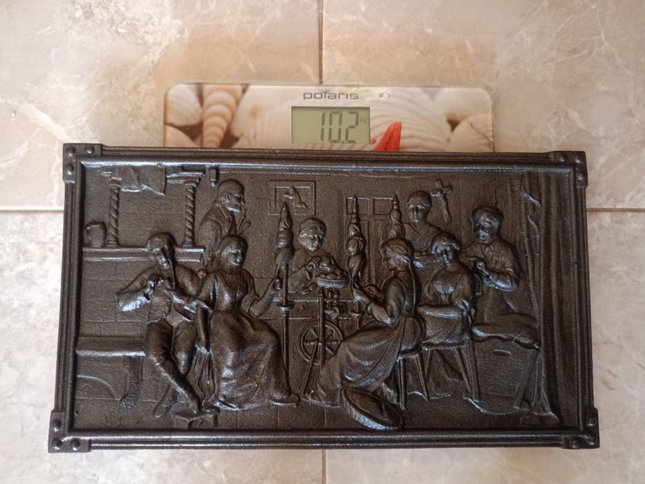 Чугунена плоча, пано, картина