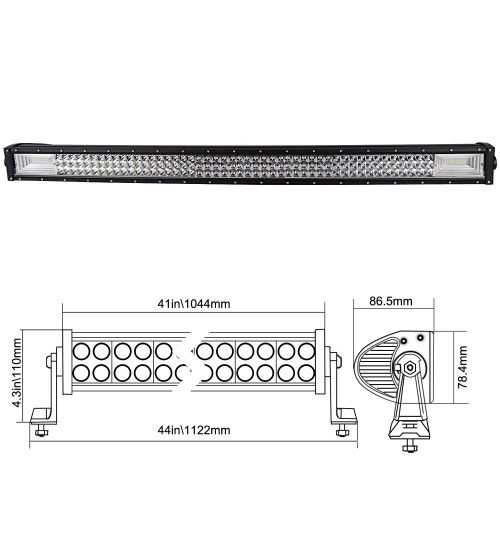 Led bar 540w, Lumina 7D, Transport Gratuit si Garantie 1 an