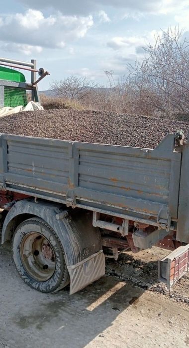 Transport materiale din balastiera