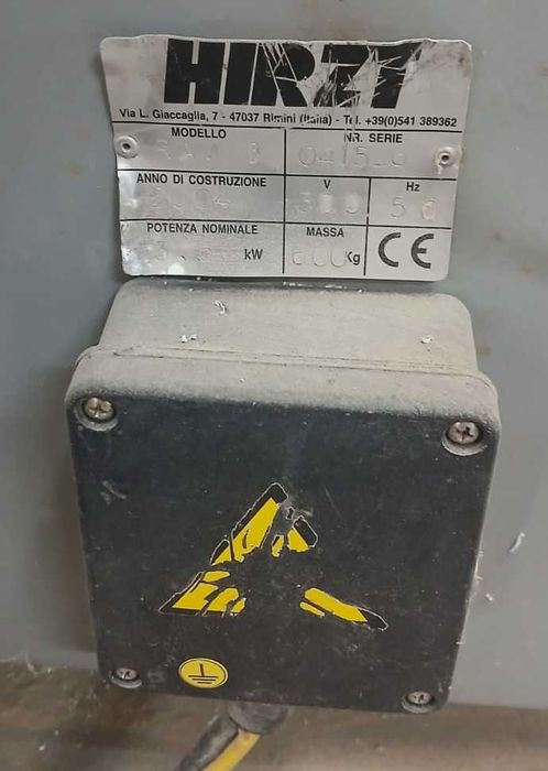 Кантираща машина HIRZT RAM3 и Форматен циркуляр BERNARDO BABY S1