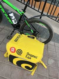 Велосипед с термосумкой яндекс еда