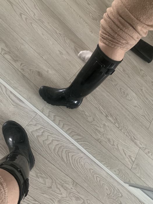 Cizme de cauciuc negre