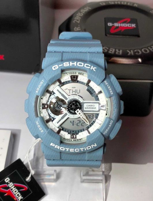 Ceas Sport Casio G-Shock GA-110 Denim Soft – Nou, Garanție 2 Ani