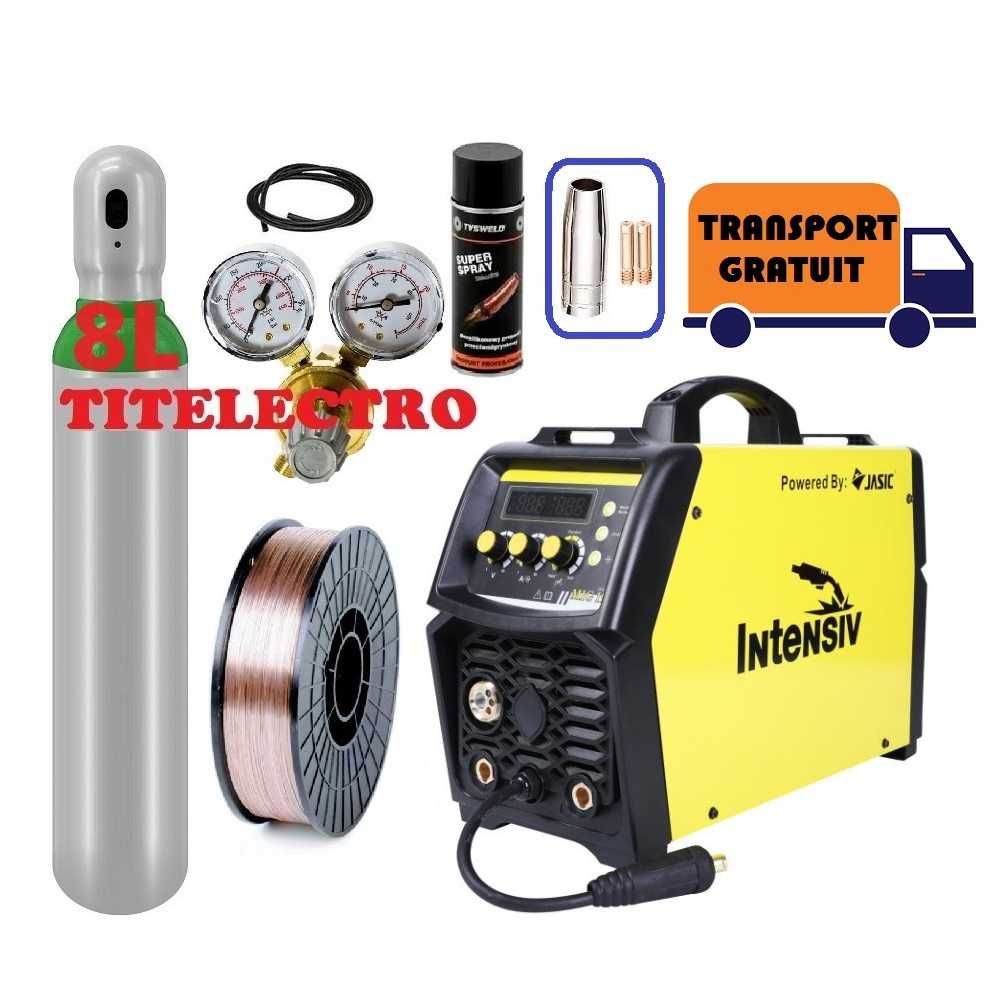 Aparat sudura MIG 190 + butelie 8L argon co2 + ceasuri + sarma + duze