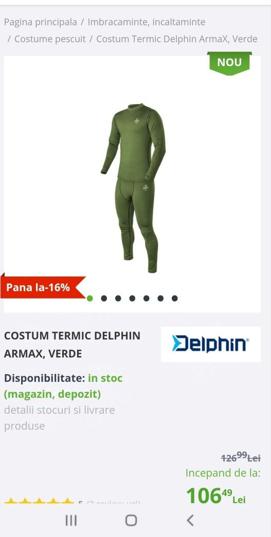 Costum termo Delphin